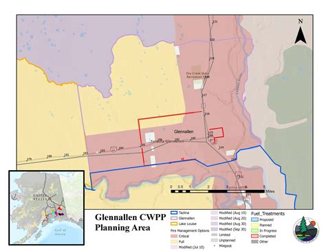Map Of Glennallen Alaska