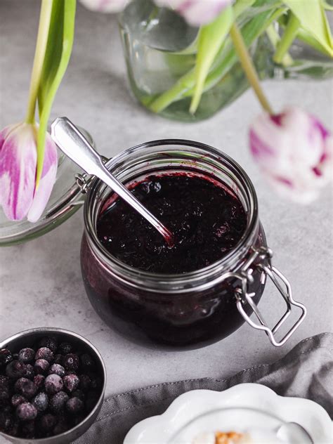 Healthy Homemade Blueberry Chia Jam - baking me healthy