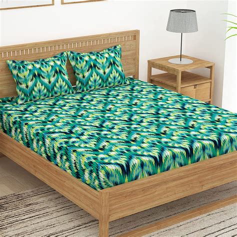 Buy Story@Home Magic Collection 144 TC Cotton Bedsheet for Double Bed ...