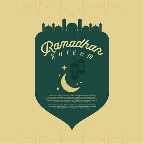 Template ramadhan kareem, instagram posts, greeting card poster ...