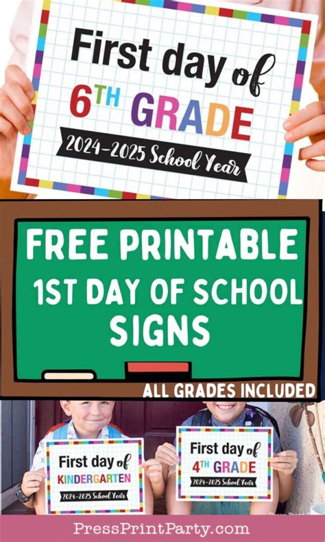 Free Printable First Day Of School Signs Sophomore