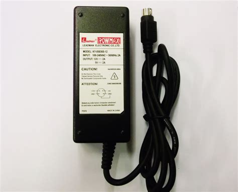 Buy LEADMAN POWMAX KY-05036S-12 AC POWER SUPPLY ADAPTER 12V 5V - 2A 4 ...