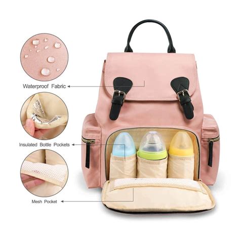Caramello Bliss Baby Diaper Bag, Multipurpose & Waterproof
