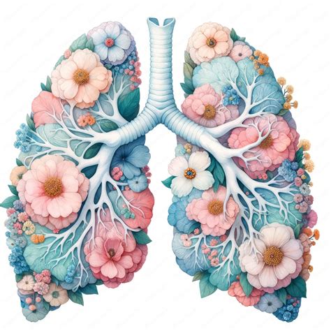 Floral lung clipart vibrant floral lung clipart bundle 10 high quality designs botanical art ...