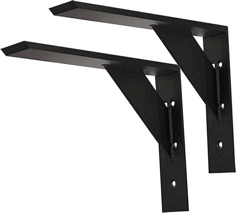 Amazon.com: Countertop Support Bracket 12 Inch Heavy Duty Shelf Bracket 2 Pack 3/8" Thick ...