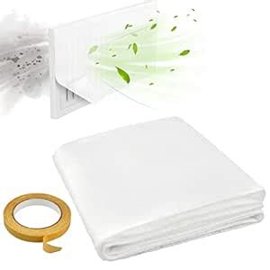 Air Vent Filters Kit, 19" x 59" Register Vent Filters for Stops Dust ...