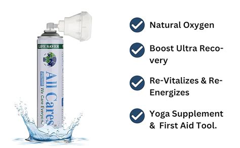 All Cares Natural Oxygen Cans -36 Litres With Facemask (Pack of 3 ...