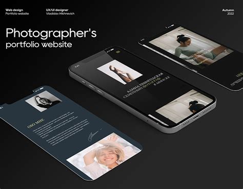 Photographer's portfolio | Website design on Behance