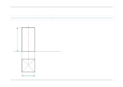 Projection-of-solids - A square prism 35mm sides of base and 65 mm axis ...