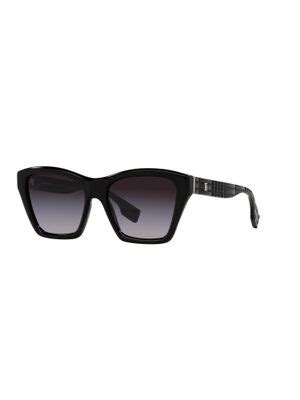 Buy Burberry Women Gradient Blue Lens Square Sunglasses ...