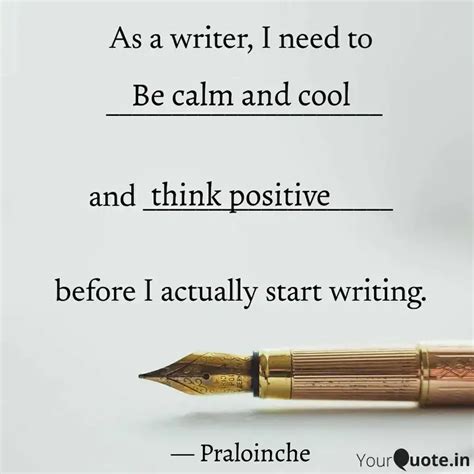 Be calm and cool think p... | Quotes & Writings by Prabhamani | YourQuote