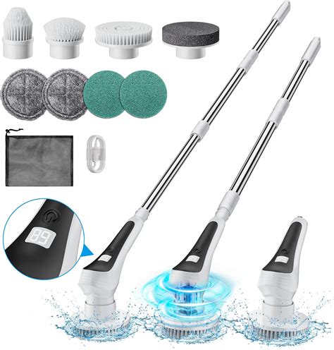 Amazon.com: Electric Spin Scrubber, 2024 Upgrade Cordless Shower ...