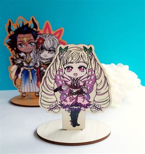 Fire Emblem Wooden Standees: Askr and Embla FEH or Elise resplendent ...
