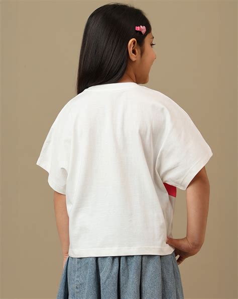 Mickey & Friends Rhinestones Boxy Fit Tshirt For Girls – Kidsville