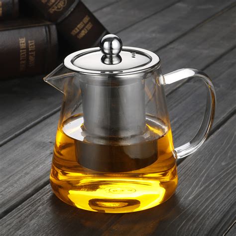 厂家批发加厚耐热玻璃茶具茶壶304 不锈钢滤网泡茶壶可明火加热-阿里巴巴