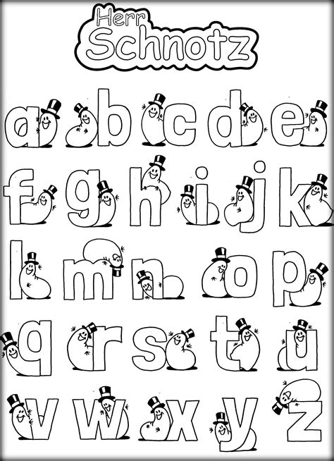 Toddler Abc Coloring Pages
