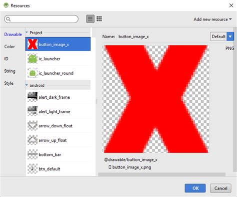 Android Studio Image Button Clickable 的图像结果
