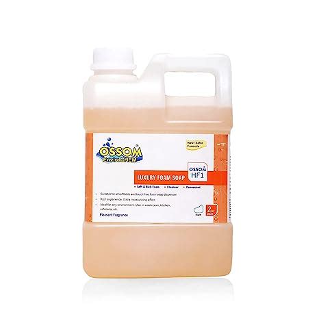 OSSOM HF1 Luxury Foam Soap with Subtle Floral Fragrance, Refill Pack 2 ...