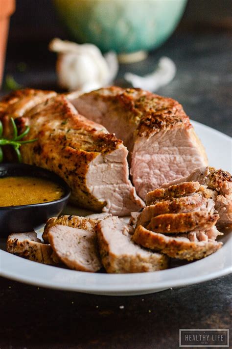 Roasted Orange Rosemary Pork Tenderloin | A Healthy Life for Me