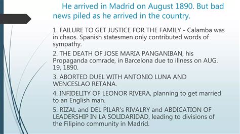 Rizal 2 trip to europe | PPTX