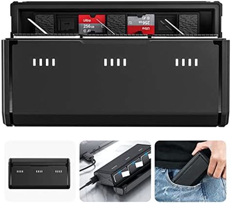 TELESIN Triple Charger with Smart Power Indicator and Side Charging ...