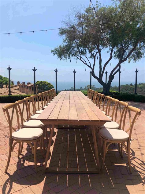 Rustic Wood Table Rental at Douglas Reddin blog
