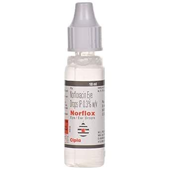 Norflox - Bottle of 10 ml Eye/Ear Drops : Amazon.in: Health & Personal Care