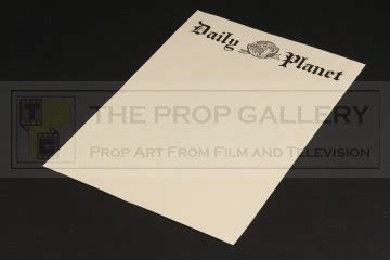 The Prop Gallery | Daily Planet letterhead