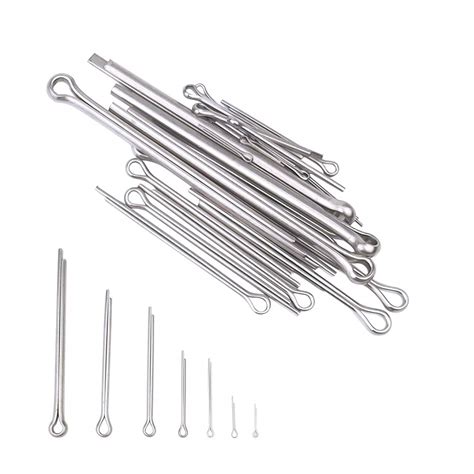 35 Pcs Stainless Steel Cotter Pin Assortment Kit, Lynch Pin Hair Pin ...