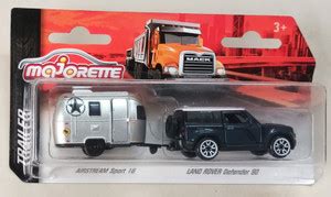 Majorette Land Rover Defender 90 with Airstream sport 16 Trailer From ...