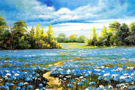 wallpics® Abstract Painting Print Waterproof Canvas Poster | (24 inch X ...