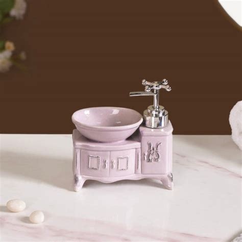 Lavender Sink Shaped Soap Dispenser Online - Premium Dispenser | Nestasia