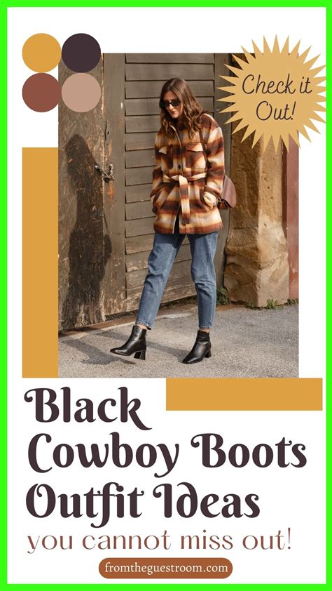 Black Cowboy Boots Outfit Ideas at Margie Howard blog