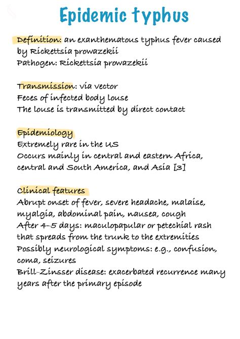 Epidemic Typhus - Epidemic t yphus Definition: an exanthematous typhus fever caused by ...