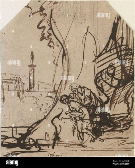 This artwork depicts the biblical story of Susanna and the Elders ...