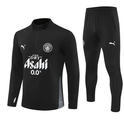 Manchester City Black Training Tracksuit 2025/26 – Indiansoccermart
