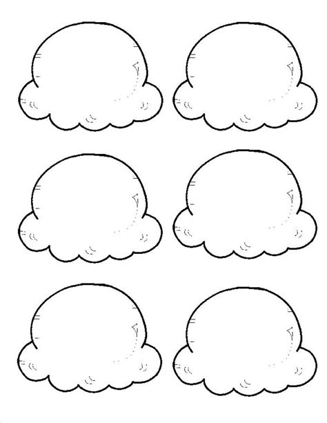 Ice Cream Scoop Printable