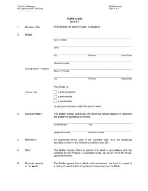 Fillable Online a notice of award authorizing the commencement of the ...