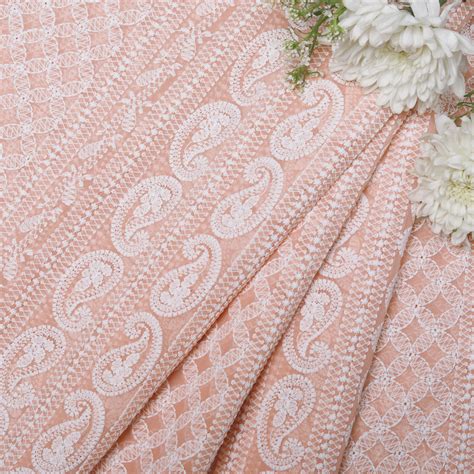 Georgette Embroidery Fabric | Embroidered Fabric | Hakoba – Hakoba