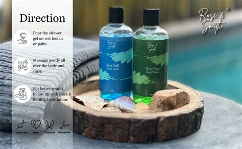 Buy Rose & Smith Sea Salt Intense Hydration Body Wash | For All Skin ...
