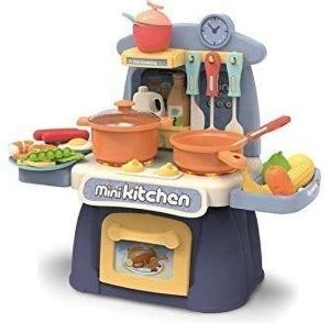 J K INTERNATIONAL Big Portable Suitcase Shape Kitchen Play Set Toy for ...