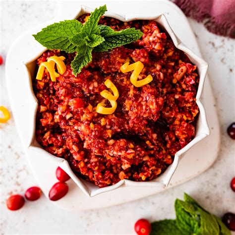 Easy Fresh Cranberry Relish Recipe (3 Ingredients!) - Cucina by Elena