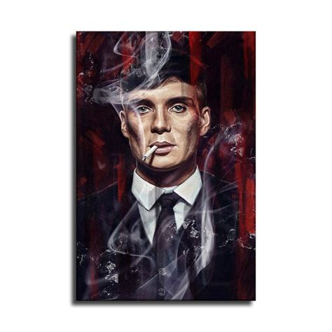 Peaky Blinders Tommy Shelby Canvas Art Poster and Wall Art Picture ...