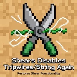 Image result for How to Cut String with Shears Minecraft