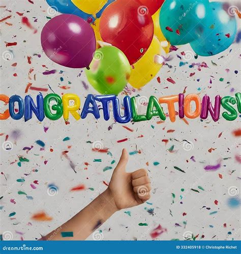 The Word "congradulation" on a Suitable Background. Stock Illustration - Illustration of success ...