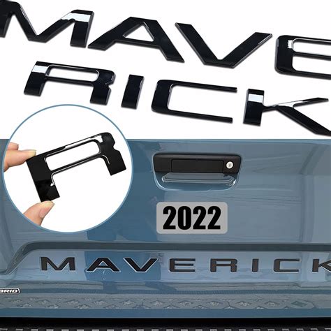 KENPENRI Tailgate Inserts Letters for Ford Maverick 2022 2023 India | Ubuy