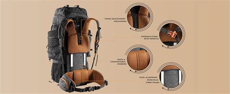 Buy Tripole Walker Pro Metal Frame Rucksack with Rain Cover for ...