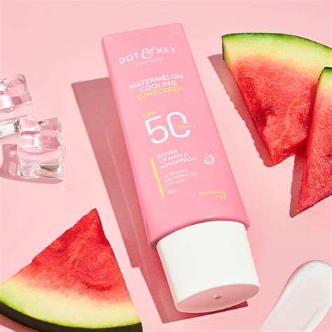 Watermelon Cooling Hyaluronic Sunscreen SPF 50+, PA++++ – Dot & Key