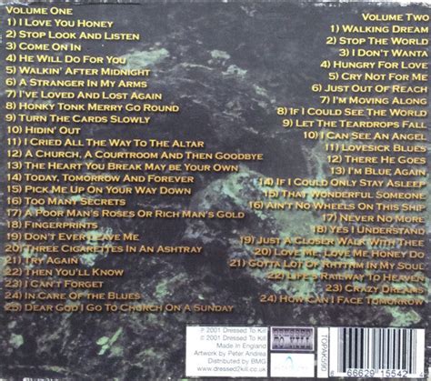 Image result for The Patsy Cline Collection Disc 4