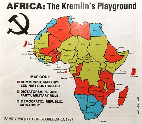 “Africa: The Kremlin’s Playground.” Pro-apartheid propaganda, 1987 : r ...